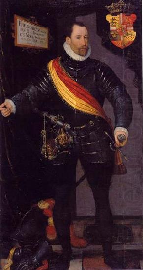 Portrait of Frederick II of Denmark and Norway, Hans Knieper